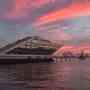 Dockland im Sonnenuntergang