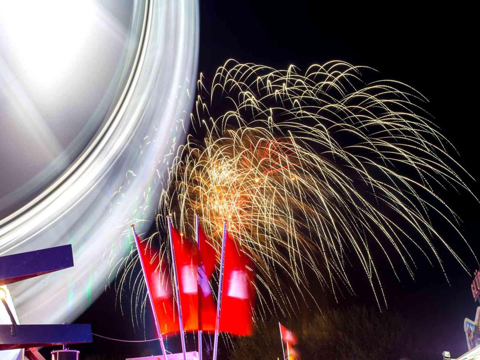 Feuerwerk auf dem Dom