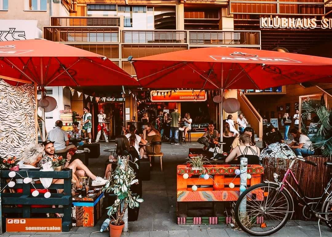 Sommersalon Ansicht von außen