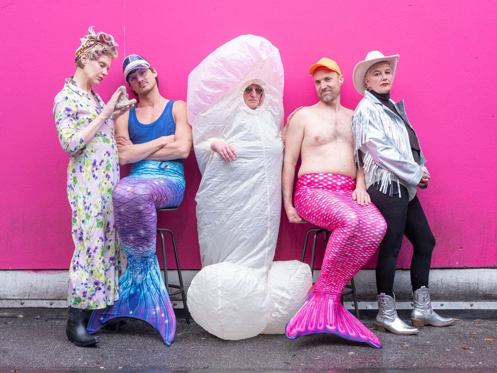 Ensemble der Kampnagel-Produktion "Dicks"
