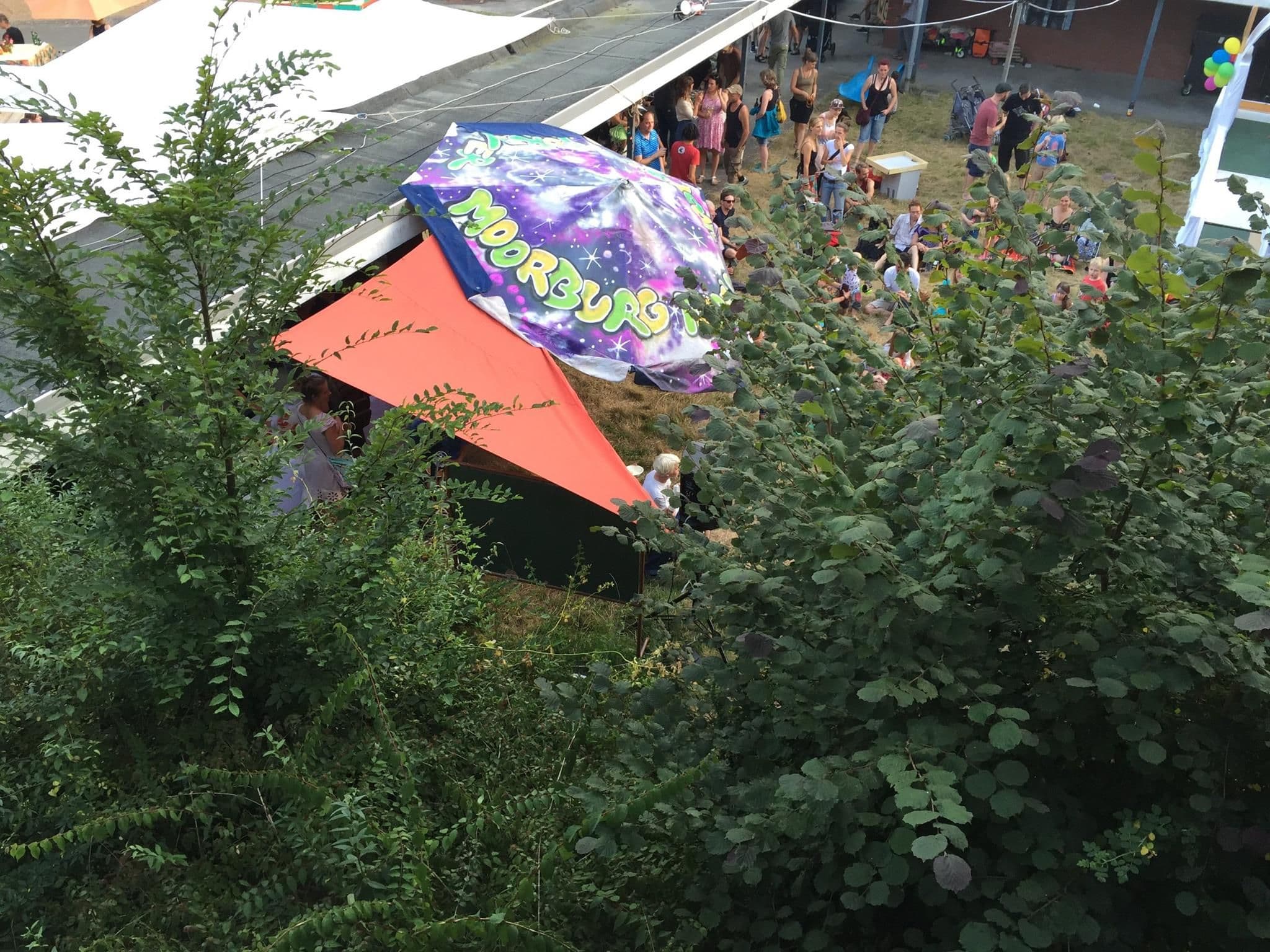 Moorburger Elbdeich von oben