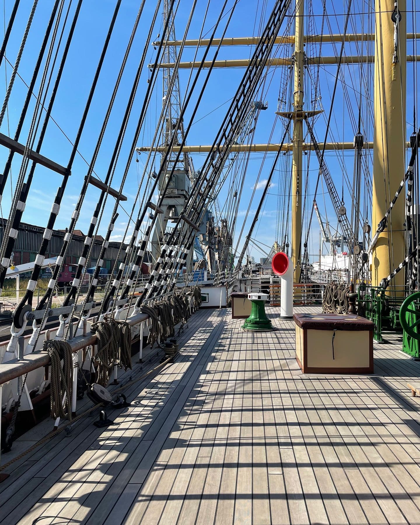 Das Deck der Peking