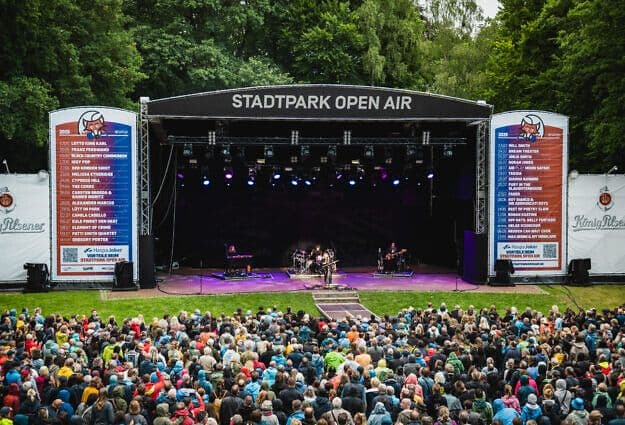 Bühne des Stadtpark Openairs