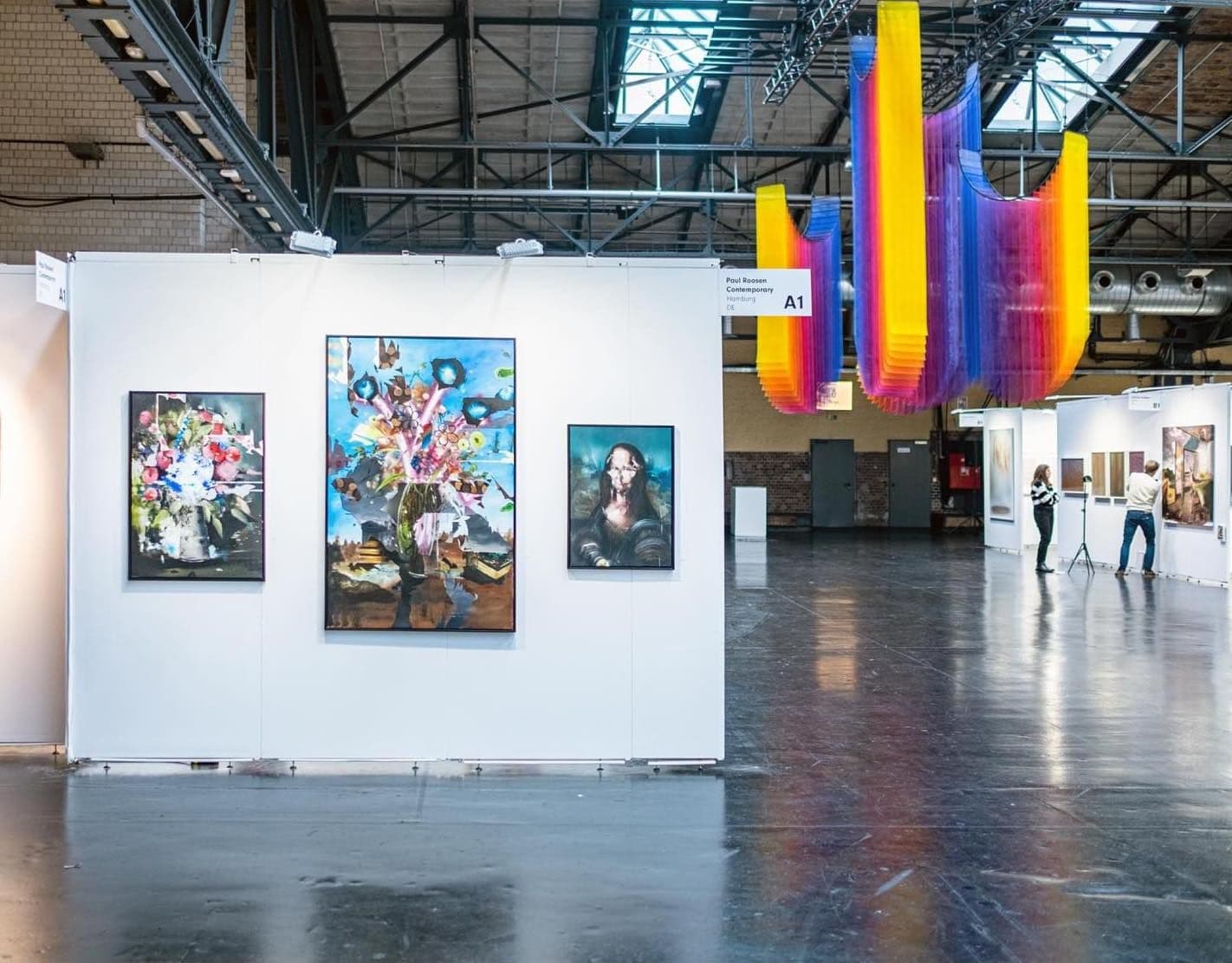 Ausstellungsräume mit Kunstwerken