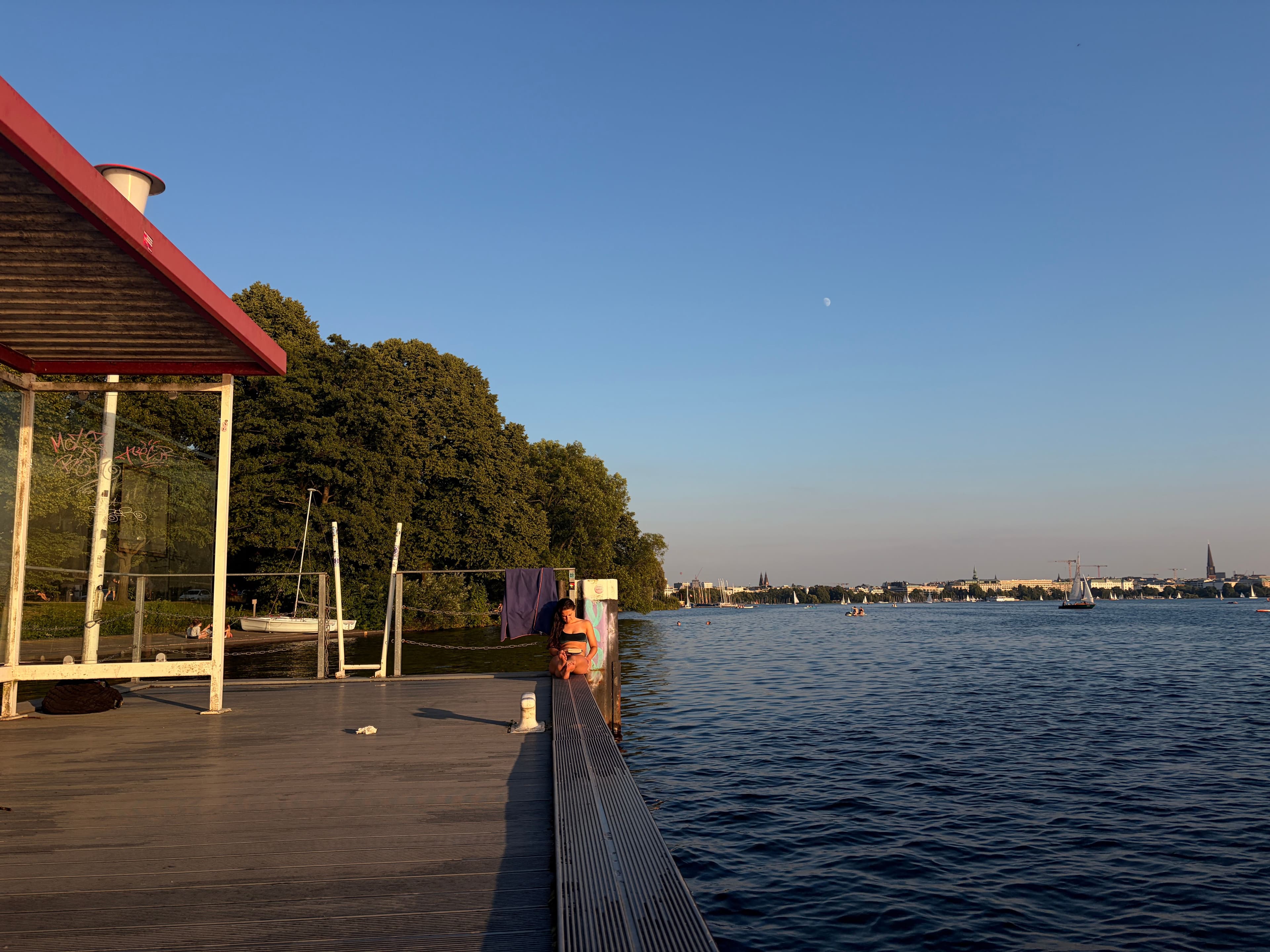 Aussicht auf die Außenalster