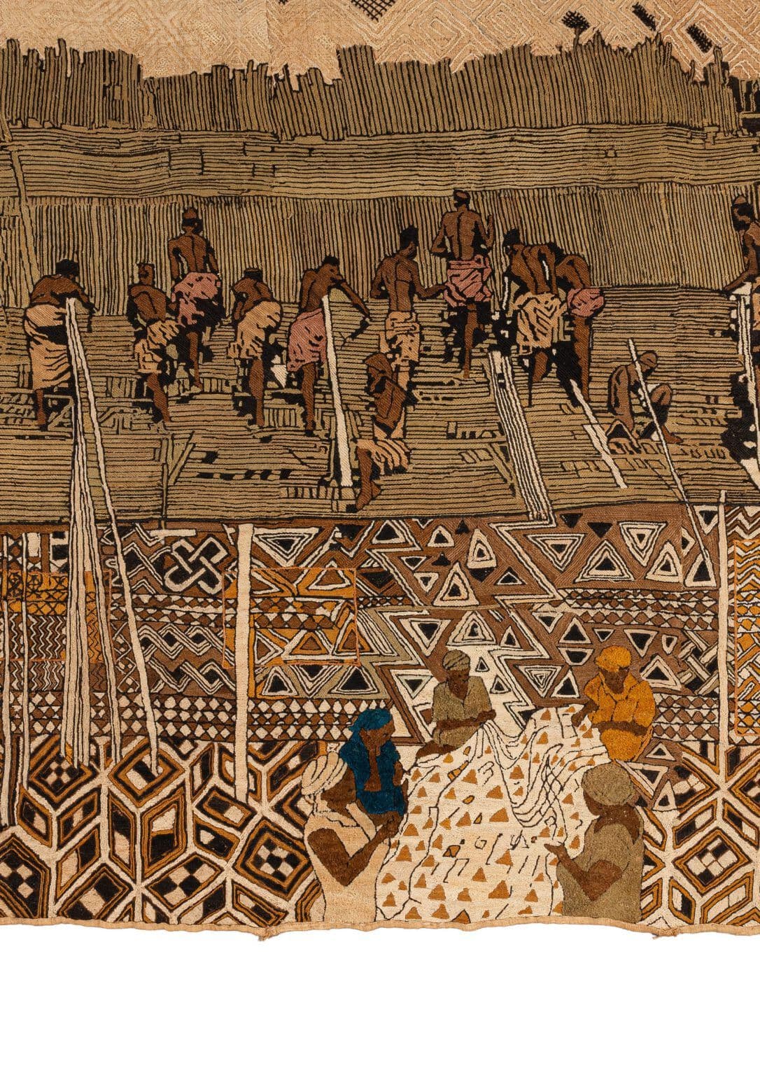 Ein Kunstwerk der Ausstellung "Bakuba Kunst"