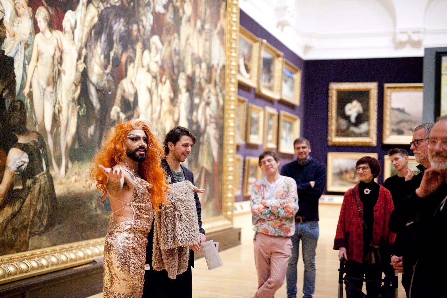 Drag Queen in der Kunsthalle