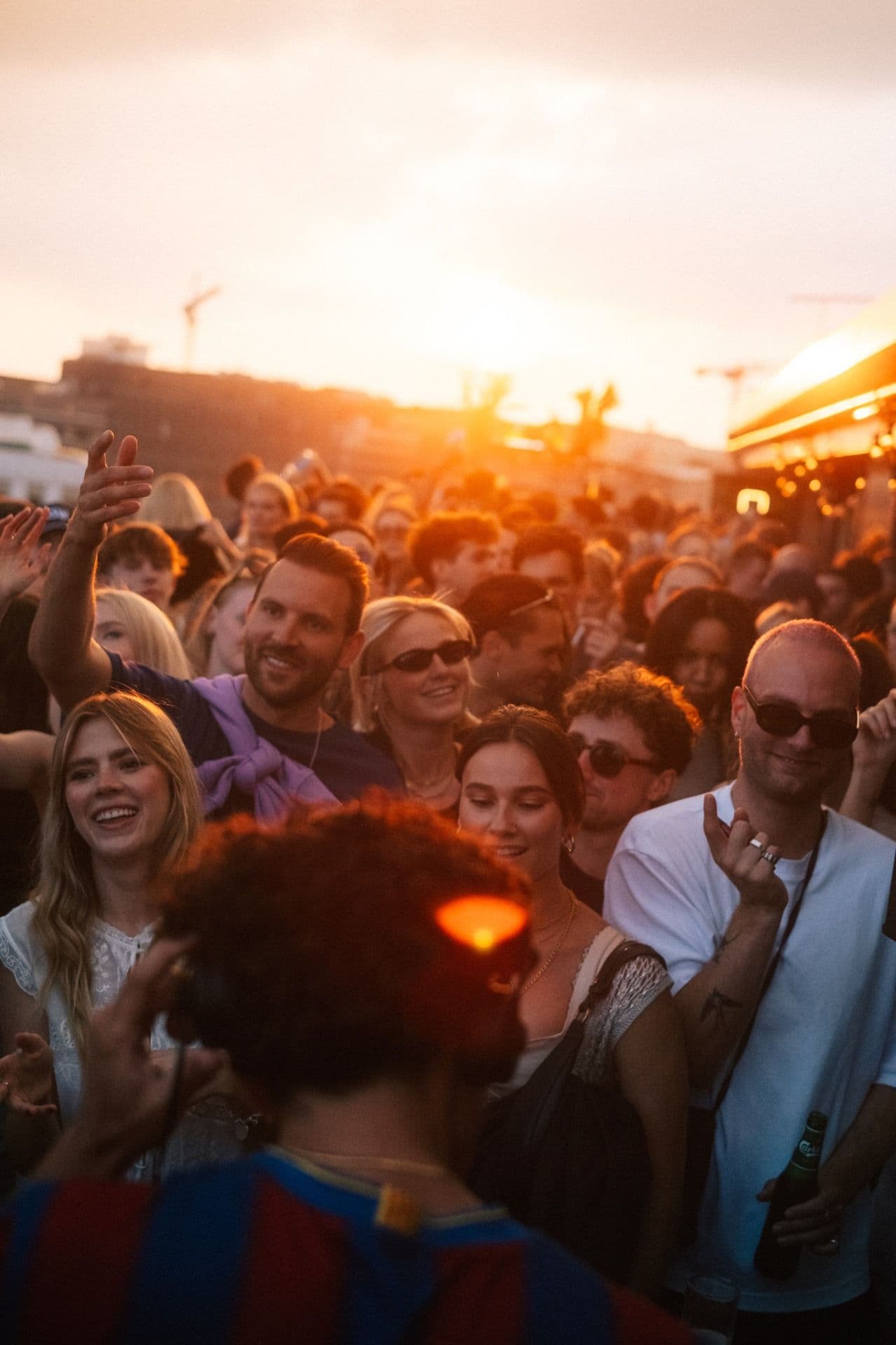 Sonnenuntergang in der Roof Drop Bar