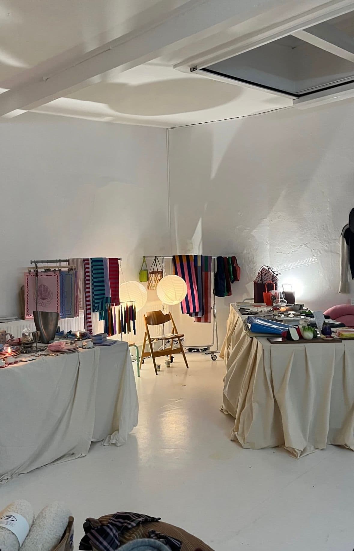 Innenraum des Pop Ups