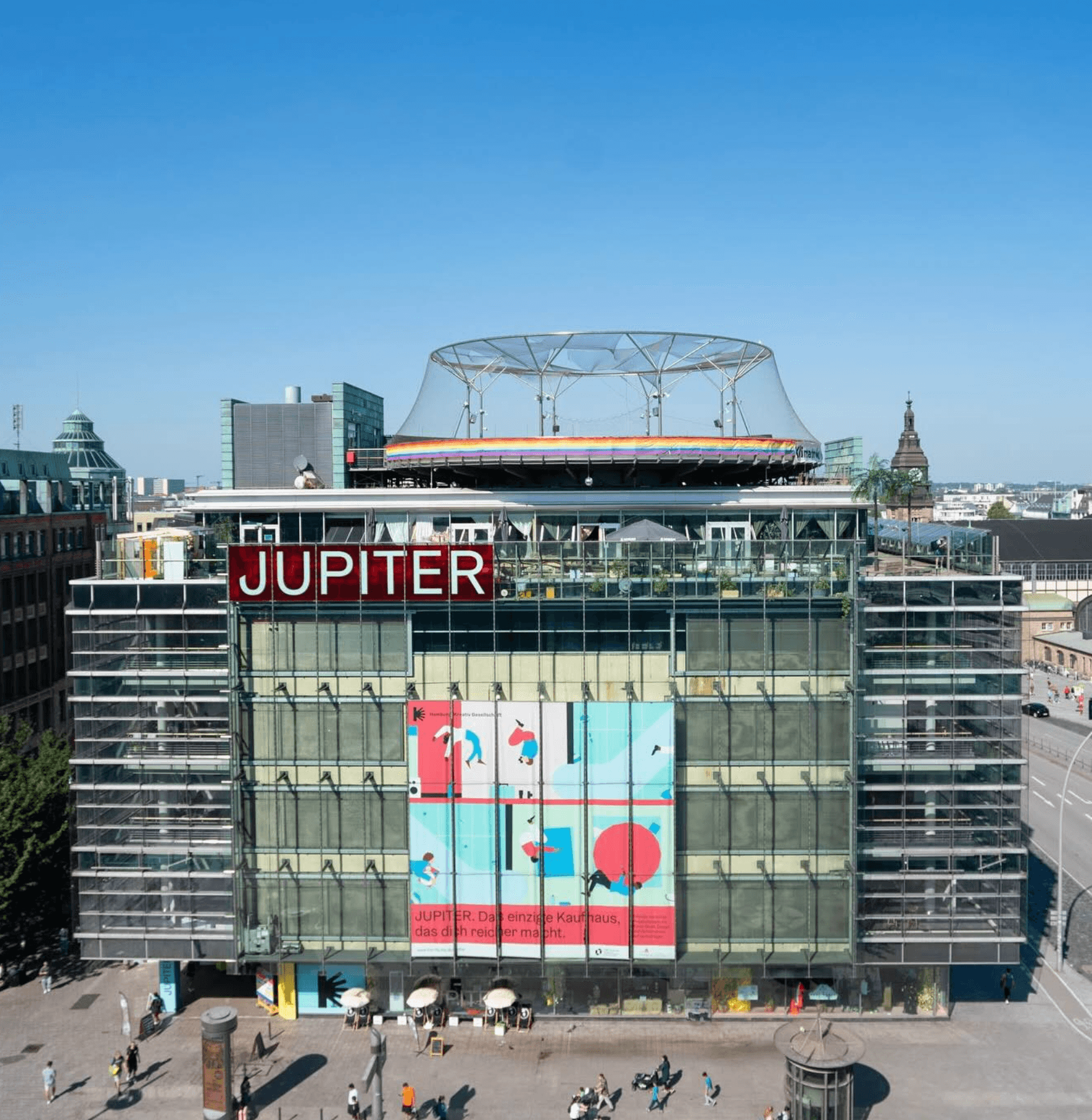 Außenansicht des Jupiter