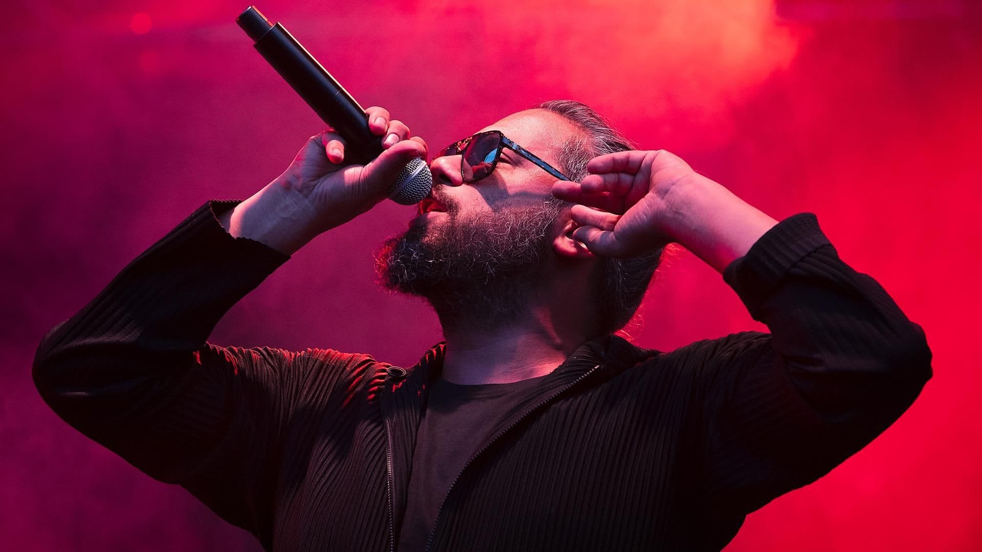 Samy Deluxe bei einem Konzert in Berlin