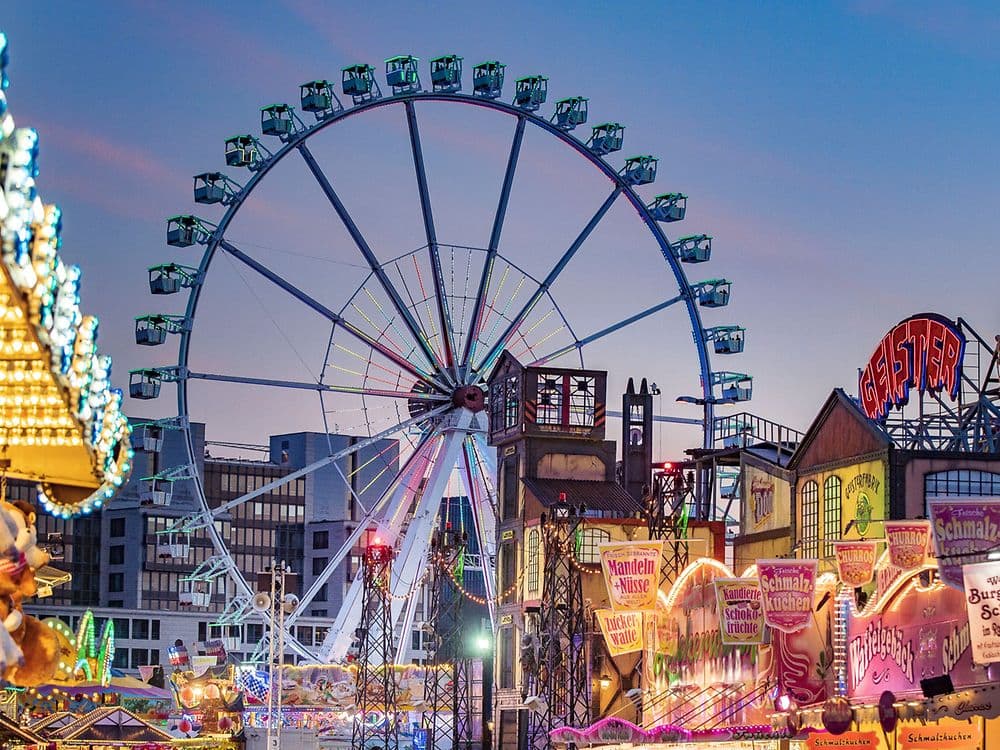 Das Riesenrad auf dem Hamburger Dom