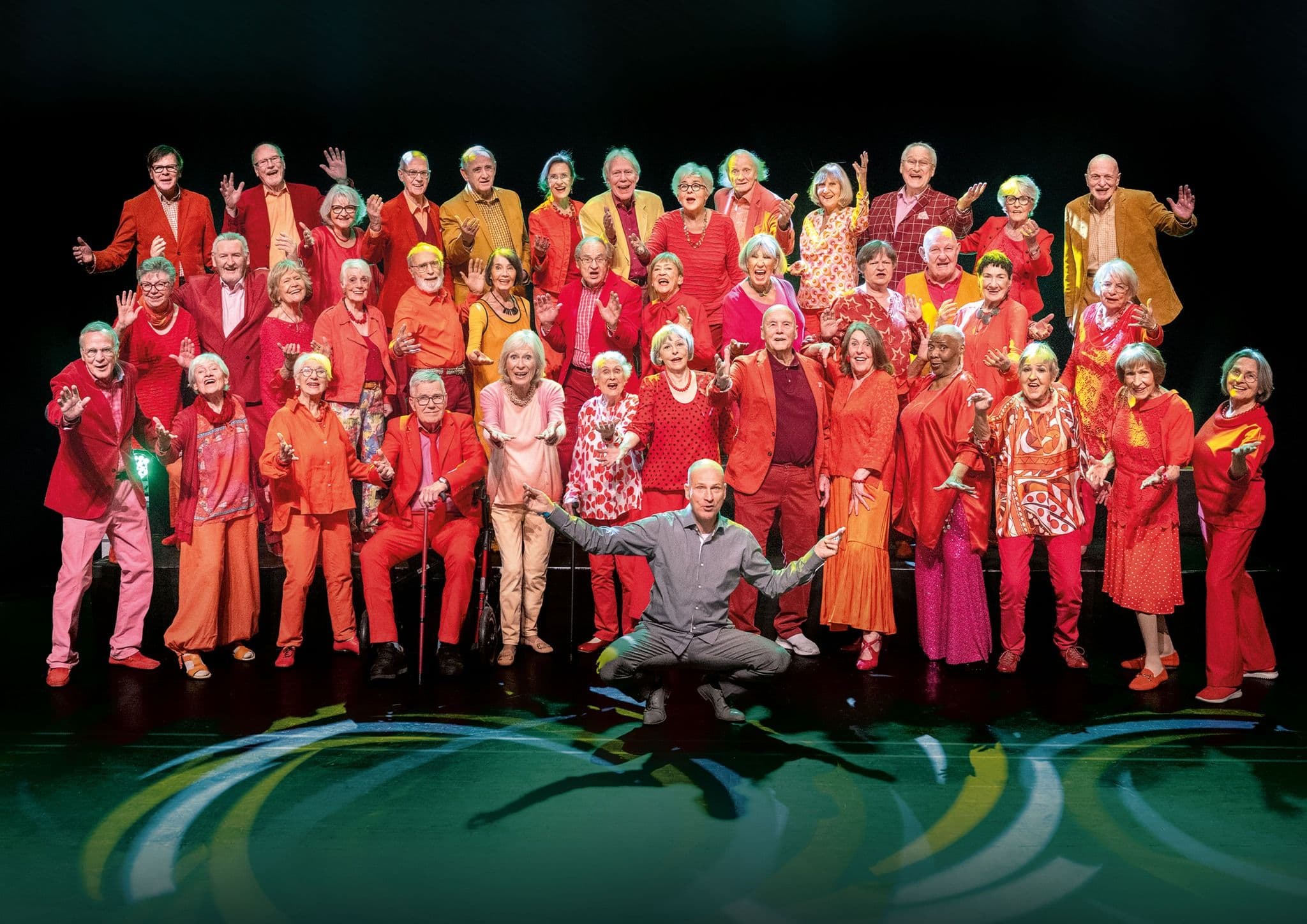 Ein Gruppenbild des Heaven Can Wait Chors