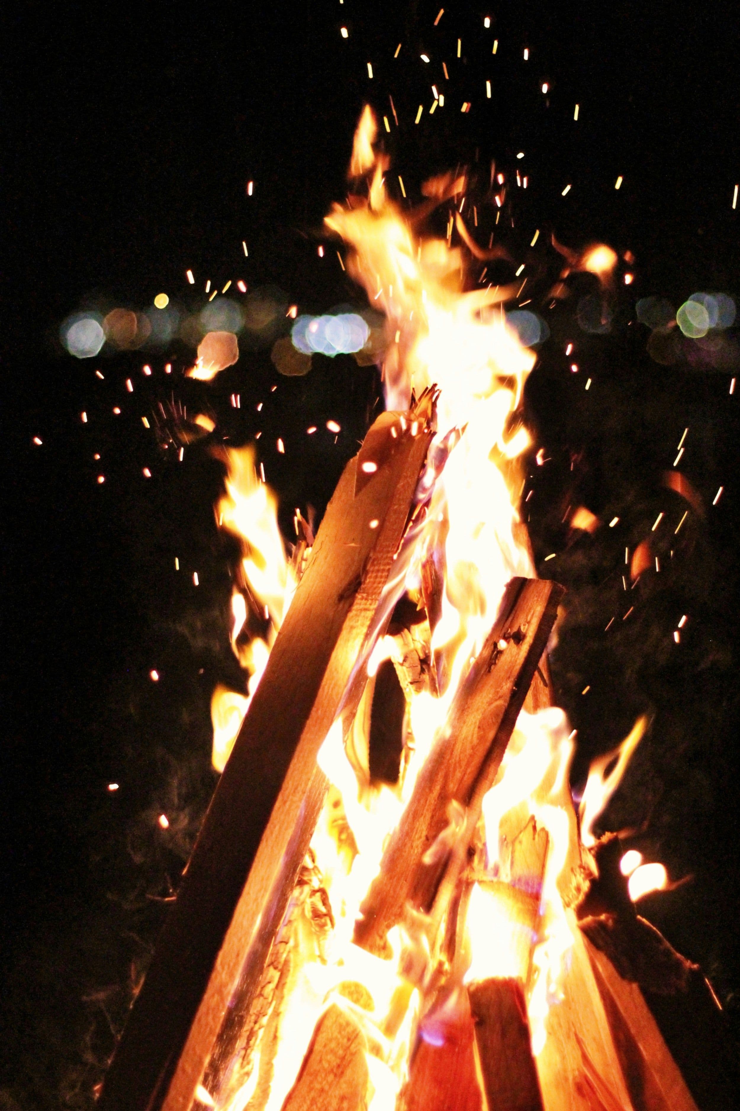 Ein Lagerfeuer