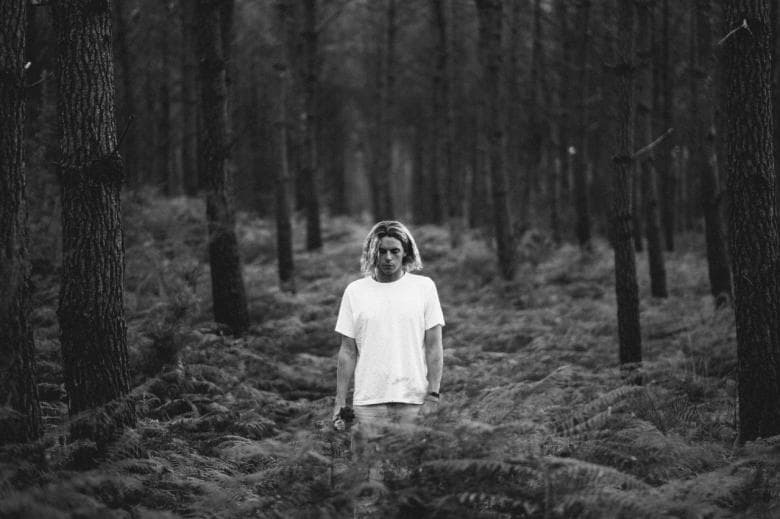 Ben Morgan im Wald