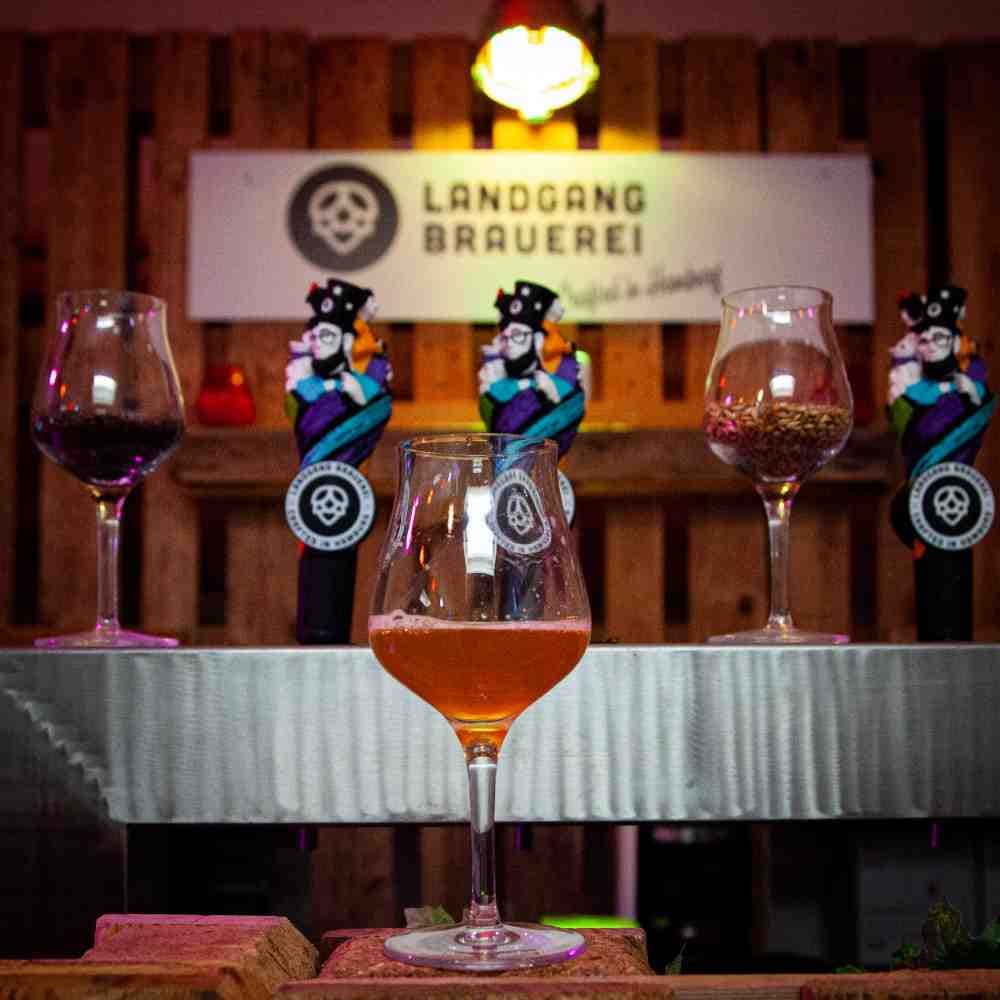 Bier in der Landgang Brauerei