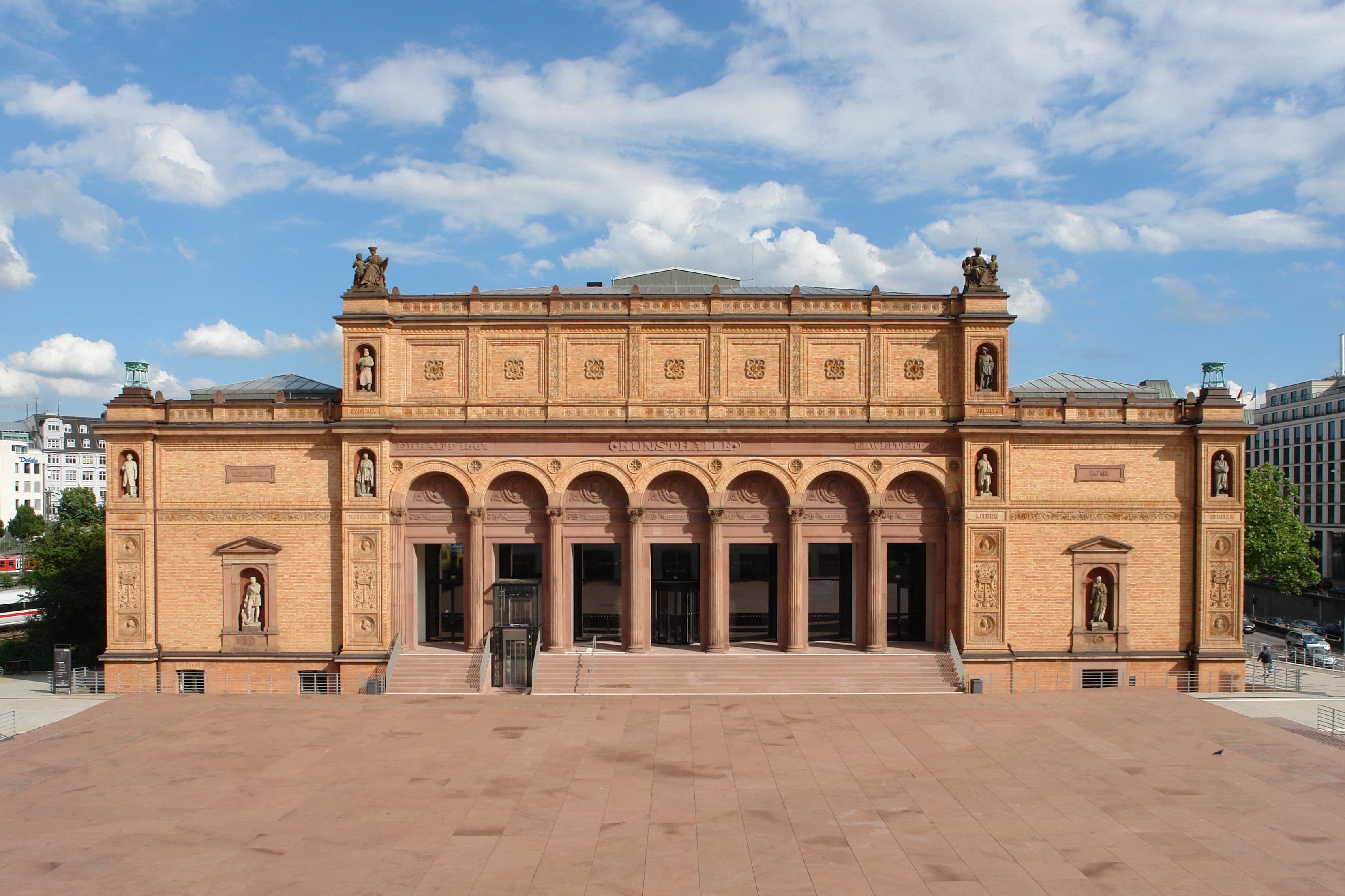 Eingang der Hamburger Kunsthalle