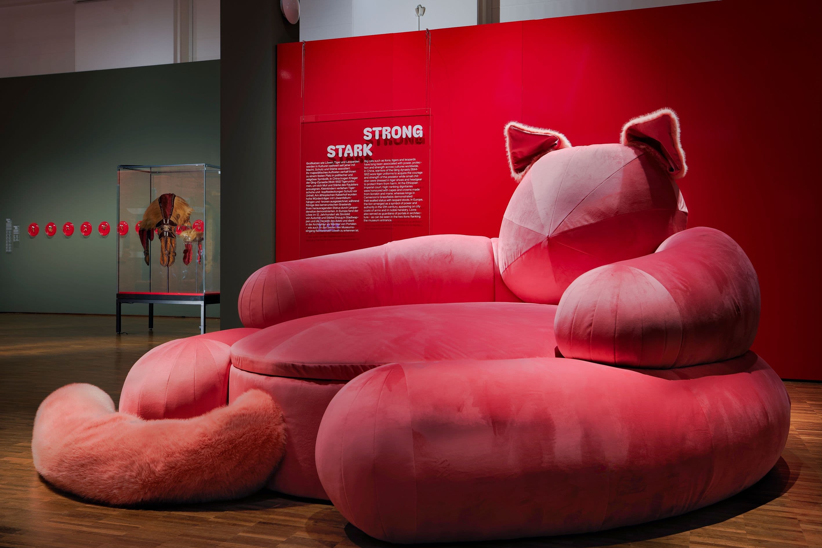 Ausstellungsansicht der KATZEN Ausstellung